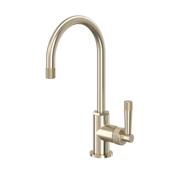 Rohl Graceline Bar And Food Prep Kitchen Faucet With C-Spout - Satin Nickel | Model Number: MB7960LMSTN MB7960LMSTN ROHL
