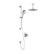 Kalia UMANI TCD1 PLUS (Valve Not Included) AQUATONIK T/P Coaxial Shower System with Vertical Ceiling Arm- Chrome Kalia
