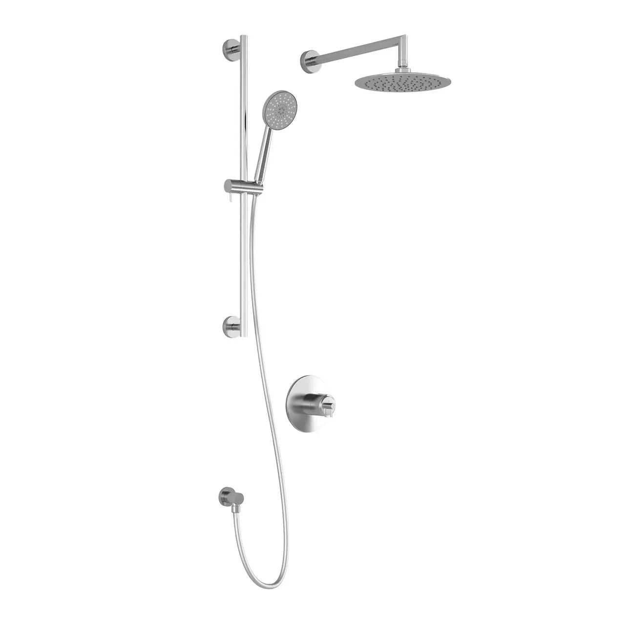 Kalia CITÉ TCD1 (Valve Not Included) AQUATONIK T/P Coaxial Shower System with Wallarm- Chrome Kalia
