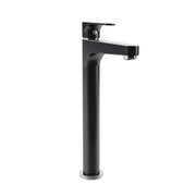 Kalia KONTOUR 11.37" Tall Single Hole Lavatory Bathroom Vessel Faucet- Chrome/Black Kalia