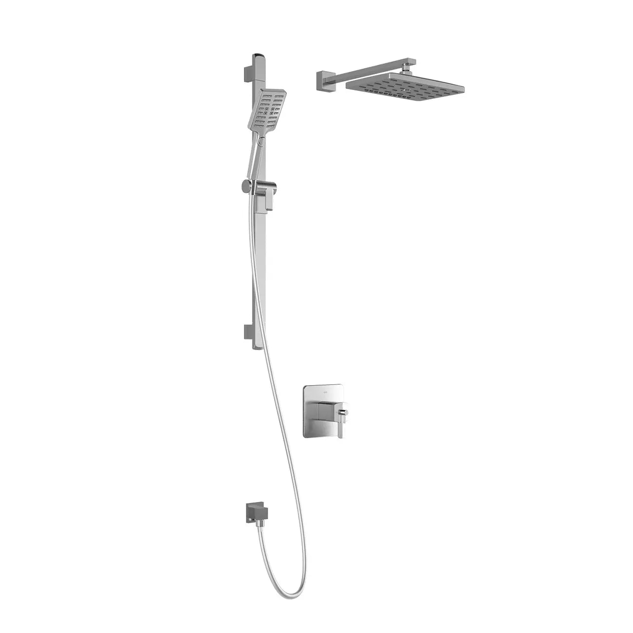 Kalia Grafik TCD1 Premia Shower Systems (Valves Not Included)- Chrome Kalia