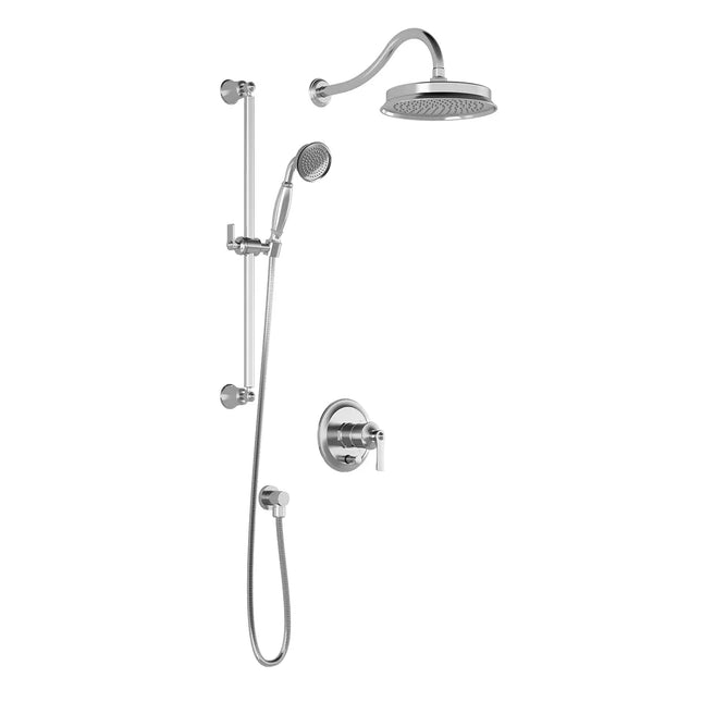 Kalia RUSTIK PB4 (Valve Not Included) Pressure Balance Shower System- Chrome Kalia