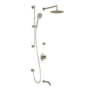 Kalia CITÉ TD3 AQUATONIK T/P Shower System with Wall Arm- Brushed Nickel PVD Kalia