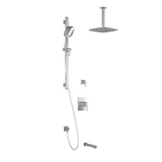 Kalia GRAFIK TD3 PLUS AQUATONIK T/P Shower System Vertical Ceiling Arm- Chrome Kalia
