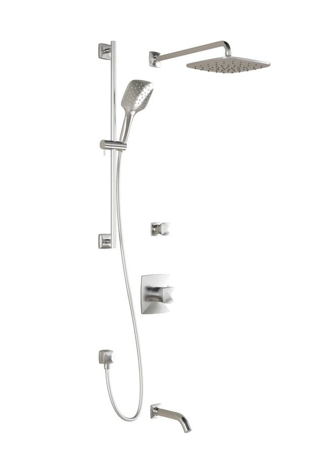 Kalia UMANI TD3 PLUS AQUATONIK T/P Shower System with Wall Arm- Chrome Kalia