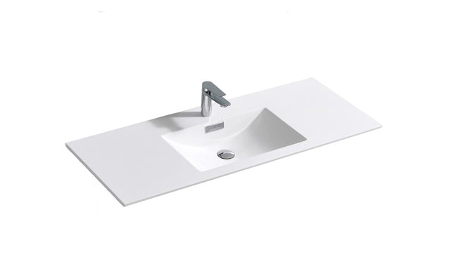 KubeBath Sink For 48 Inch Single Sink De Lusso And Milano Bathroom Vanity Kube Bath