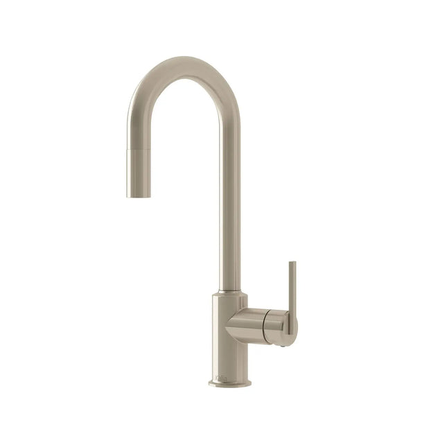 KALIA CITÉ diver 16.5" Single Handle Kitchen Faucet Pull-Down Dual Spray- Stainless PVD Kalia