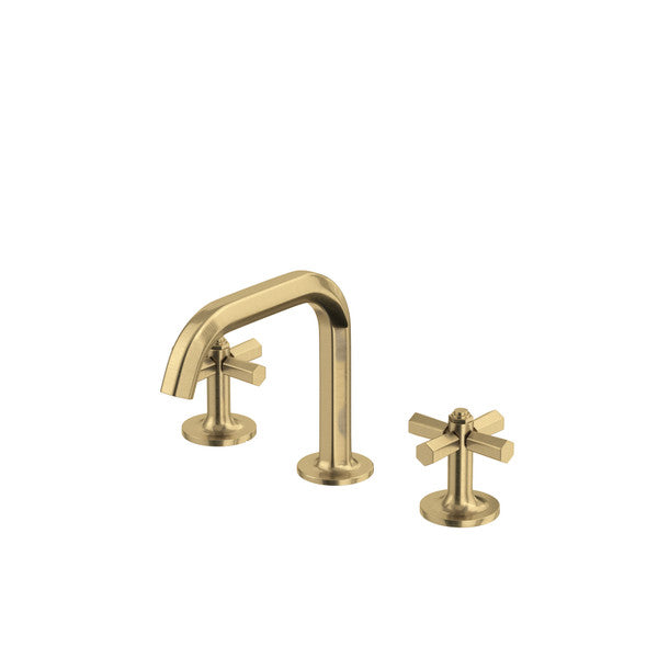 Rohl Modelle Widespread Bathroom Faucet With U-Spout - Antique Gold | Model Number: MD09D3XMAG MD09D3XMAG ROHL