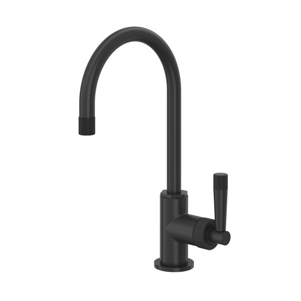 Rohl Graceline Bar And Food Prep Kitchen Faucet With C-Spout - Matte Black | Model Number: MB7960LMMB MB7960LMMB ROHL