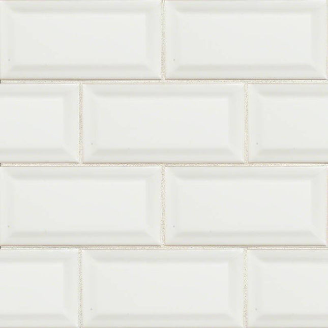 MSI SURFACES WHITE GLOSSY 3X6 BEVELED (Sold Per Box) NWHIGLO3X6BEV-N MSI Surfaces