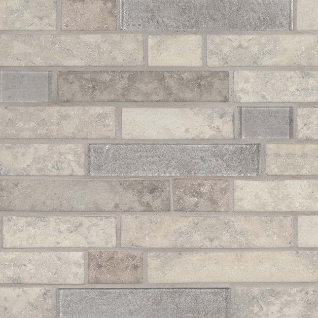 MSI SURFACES ZODIA INTERLOCKING GLASS TILE (Sold Per Box) SMOT-GLSIL-ZODIA6MM MSI Surfaces